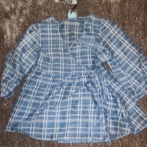 Future Collective Blue Blouse BRAND NEW